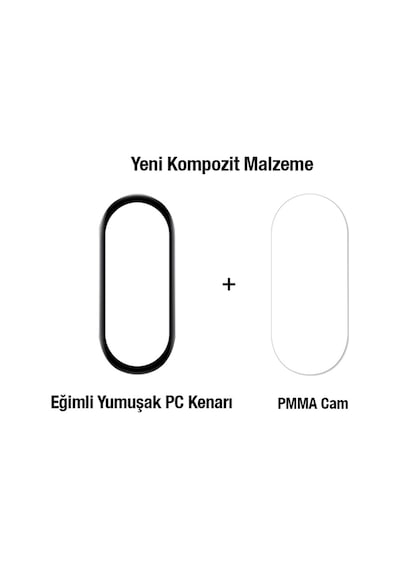 Xiaomi Mi Band 7 3D Full Kaplama Ekran Koruyucu PET+PMMA