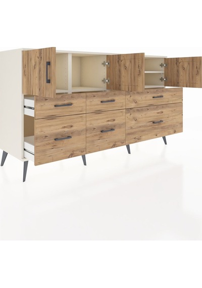 Kronos Konsol 4 Raflı 6 Çekmeceli 4 Kapaklı 176x59x99 Aytaşı-çam Atlas Çam - Aytası Kronos Konsol 4 Raflı 6 Çekmeceli 4 Kapaklı 176x59x99 Aytaşı-çam Atlas Çam - Aytası
