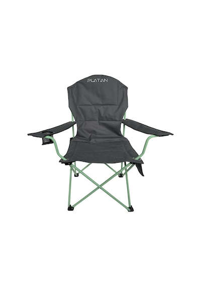 Platan Chair Ones-ll Katlanır Kamp Piknik Sandalyesi - Koltuğu XL Gri