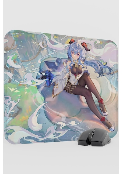 Ganyu Genshin Impact Anime Gacha V5 - 48x40 Xl Gaming Mouse Pad Fare Altlığı
