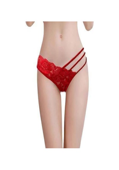 Venlisa Dantelli Şerit Detaylı String Külot Kırmızı