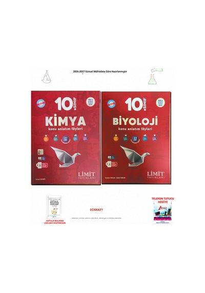 Limit 10. Sınıf Kimya Ve Biyoloji Konu Anlatım 2 Kitap Seti