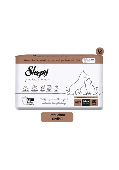 Sleepy Petcare Evcil Hayvan Bakım Örtüsü 30'lu X 4 Paket Diğer