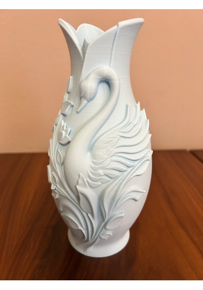 Vazo Dekoratif 3d Açık Mavi