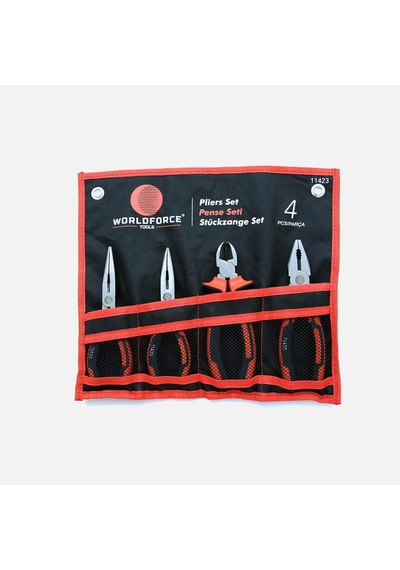 Worldforce Tools Worldforce 11423 Pense Seti 4 Parça 7''