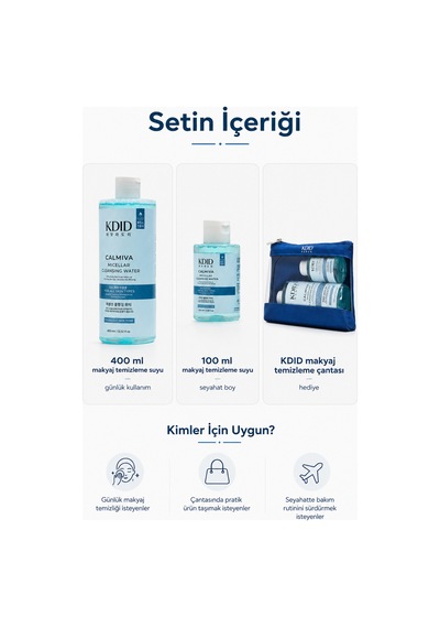 Kdid Mıceller Water For All Skın Types 400+100ml Mavi