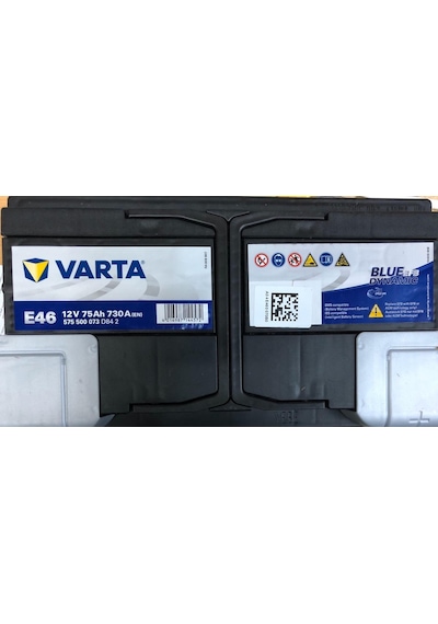 12V 75Ah Amper730A Varta Akü E46 Start-Stop Efb Mayis 2022 Üretim / 262451809
