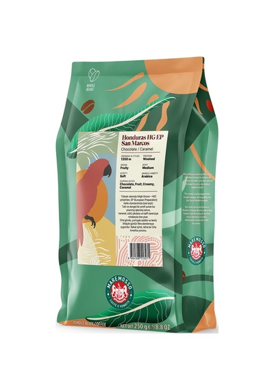 Honduras Hg Ep San Marcos Yöresel Filtre Kahve 250 Gr. Çekirdek Kahve