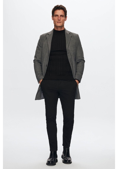 D's Damat Ds Damat Regular Fit Antrasit Kaşe Kaban 5Hf08Ort10000 Antrasit