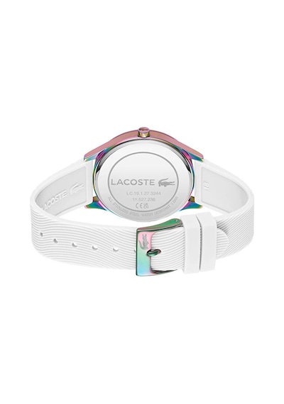 Lacoste 2001353 Quartz Silikon Beyaz Renkli Kasa 36 Mm Kadın Kol Saati
