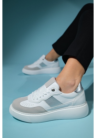 Luvishoes Beıce Beyaz Gri Kadın Spor Ayakkabı Beyaz - Gri Luvishoes Beıce Beyaz Gri Kadın Spor Ayakkabı Beyaz - Gri