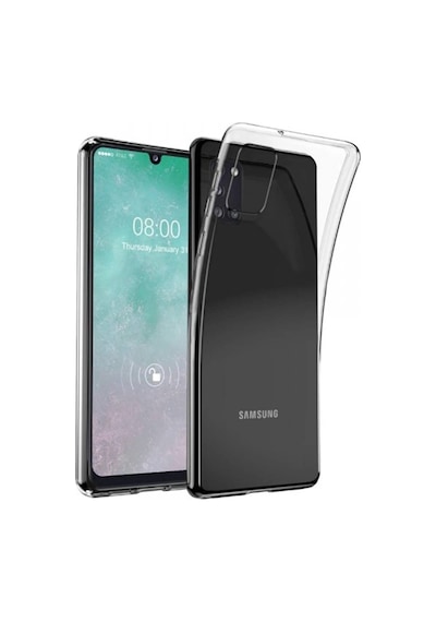 Mey İthalat Samsung Galaxy Uyumlu A31 Kılıf Lüx Şeffaf Silikon