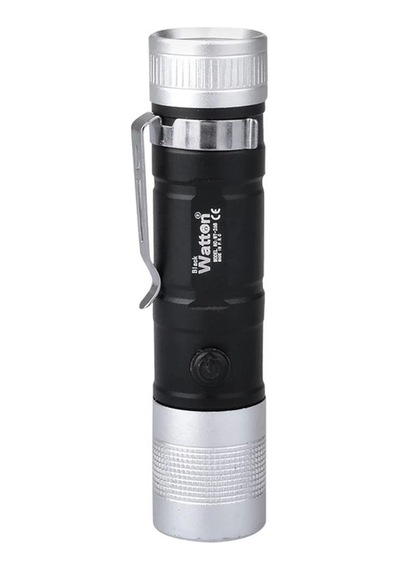 Mini Cep Tipi Pilli El Feneri Wt-268 Açık Kırmızı