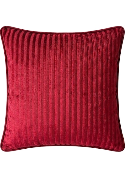 "oscar" Kadife Dokulu Kırlent Kılıfları - 45x45 Bordo