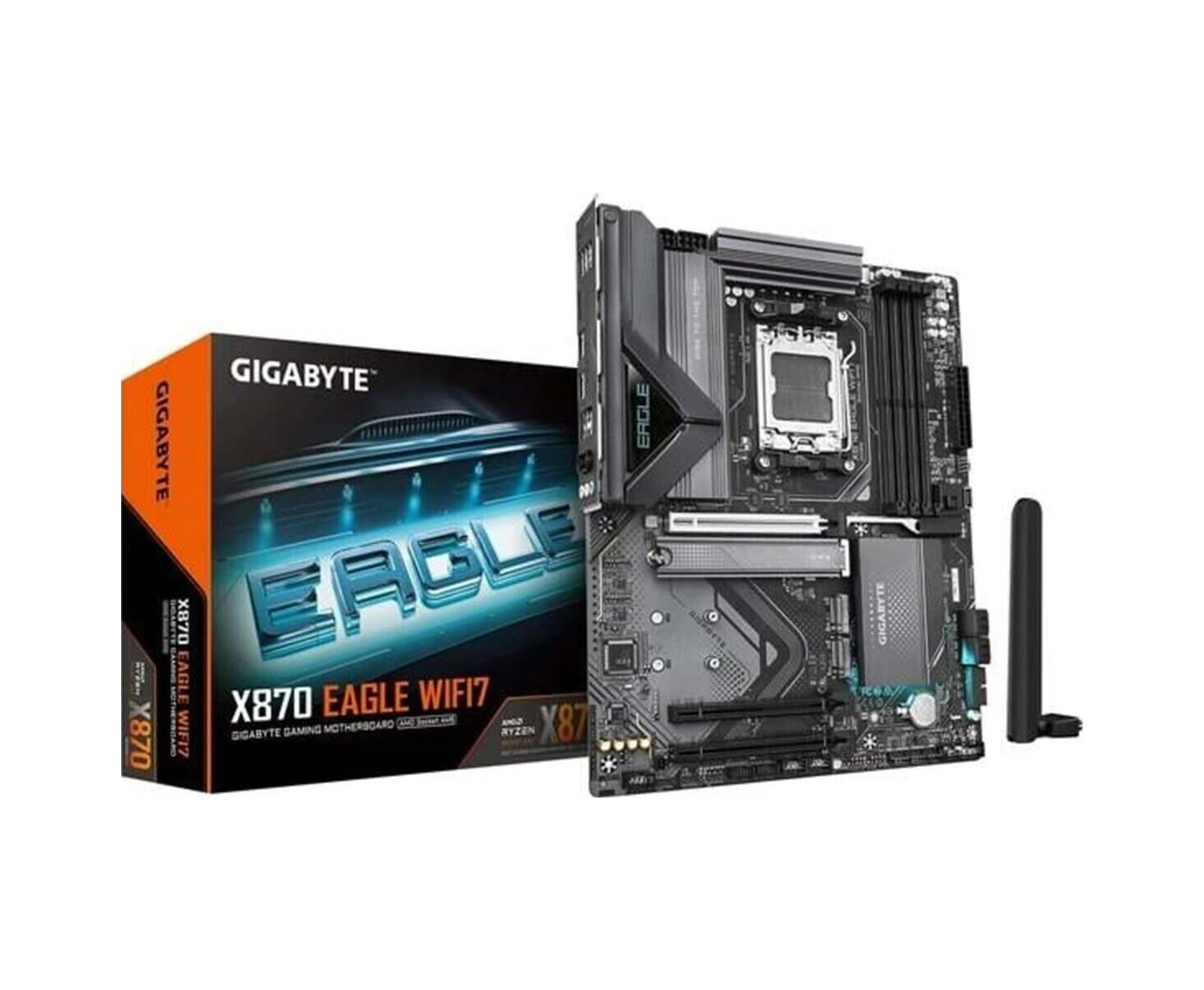 X870 Eagle Wıfı7 Ddr5 Hdmı Dp Pcıe 5.0 Am5 Atx-117514