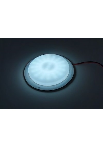 SU GEÇİRMEZ MARİNE YAT TEKNE KARAVAN YUVARLAK LAMBA 12 V DC BEYAZ