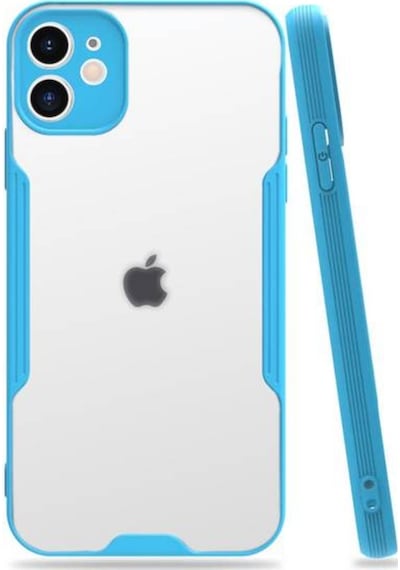 Apple Uyumlu iPhone 11 Tam Korumali Renkli Kenarli Parfe Kilif 517583843