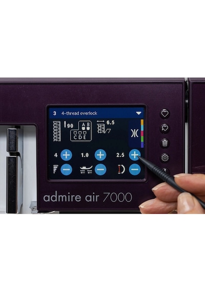 Pfaff Admire Air 7000 Reçme Overlok Makinesi Havalı Otomatik İp Takma Ve Dijital Yok