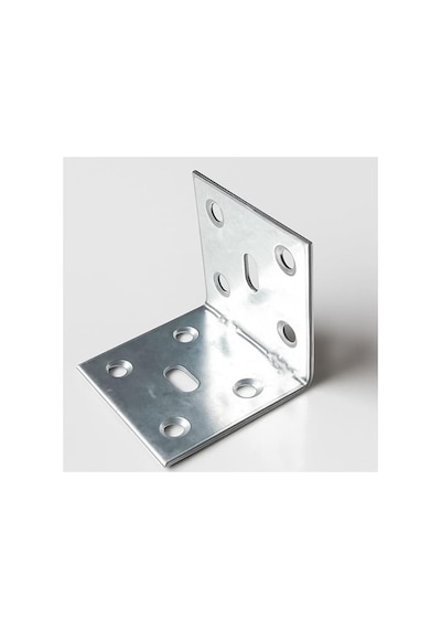 Metal L Demir 40x40x40 Mm 50 Adet Raf Dolap Mobilya Köşe Bağlantı Aparatı Duvar Sabitleme Seti