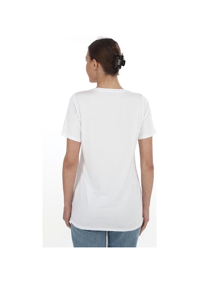 Penyebizden Soft Viskon Uzun Tunik-beyaz
