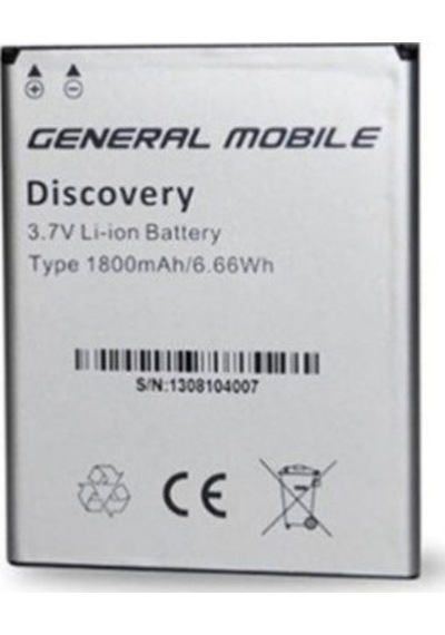 General Mobile Dıscovery E3 1800 Mah Batarya