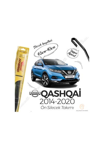 Nissan Qashqai Silecek Takımı 2014-2020 İnwells Hibrit
