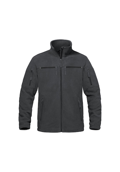 Ghassy Co. Warm Tactical Sport Multi 6 Cep Fonksiyonel Termal Polar Ceket Füme