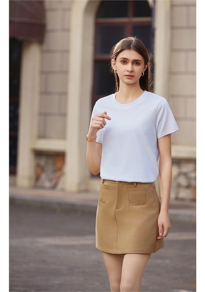 New Performance Premium Basic T-shirt %61,7 Pamuk %34,7 Polyester %3,6 Dut İpeği Beyaz