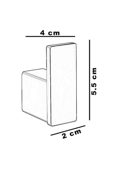 Fj-10501 Mat Siyah Askılık Gri
