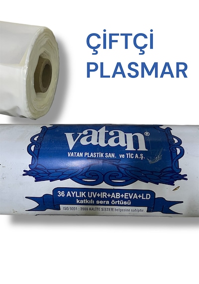 36 Aylık Sera Naylonu 350 Mikron 10x10 Uv-ab-ır-eva-ld Katkılı
