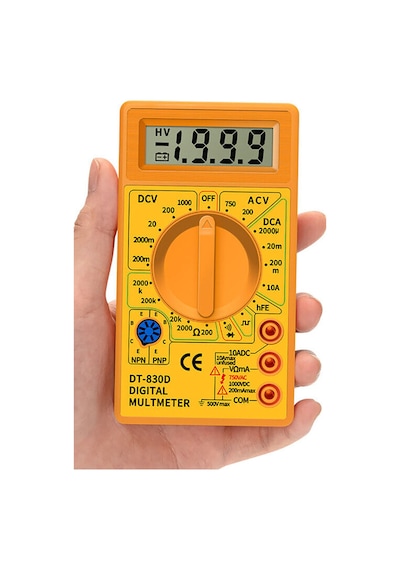 Digital Ölçü Aleti Multimeter Buzzer'li Avometre