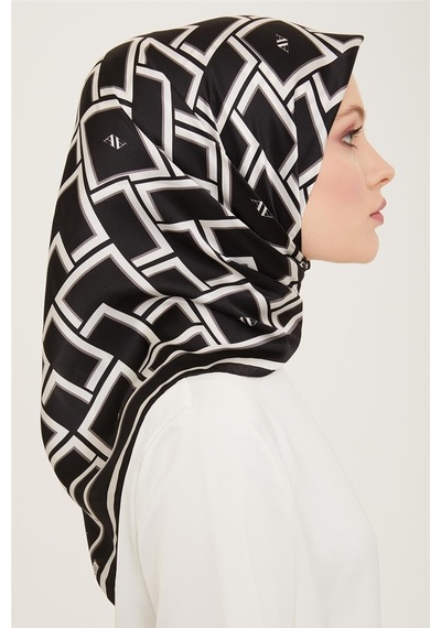 Armine Sura İpek Eşarp 24ya9132 87 - Desenli