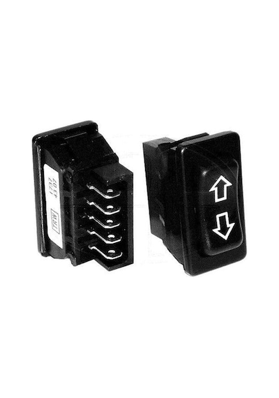 5 Fişli Universal Cam Düğmesi Oklu - 2 Adet