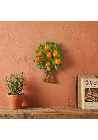 El Yapımı Portakal Ağacı Duvar Dekoru Bereket Koleksiyonu 14x20 Cm