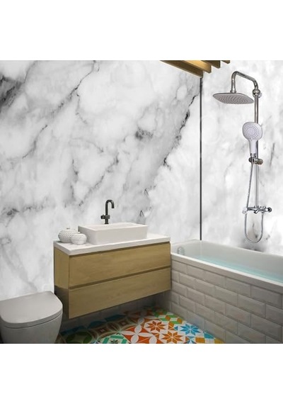Banyo Tepe Duş Başlığı Beyaz Tepe Duş Başlık Genel