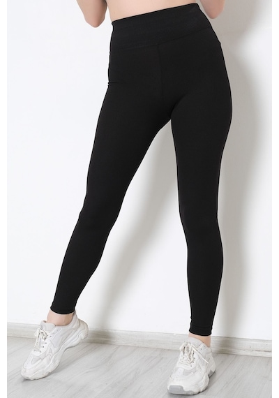 Bensu Store - Fitilli Tayt Siyah - 10751.1098. 001