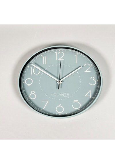 Volante 30 CM Dekoratif Duvar Saati Beyaz