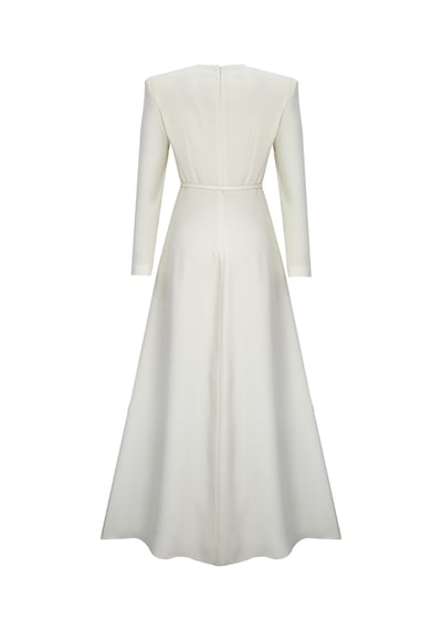 Senna Fame Dress Krem Krem