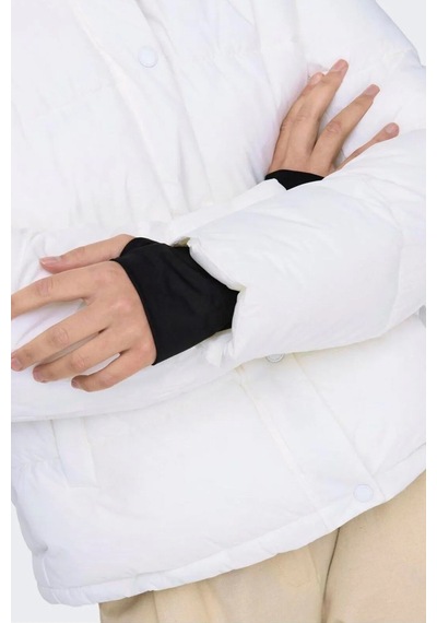 Only Kadın Ann Premium Puffer Şişme Mont - 15287909 Beyaz