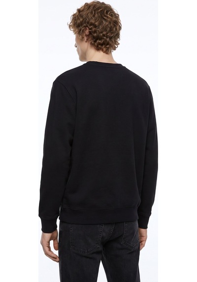 Limon Siyah Erkek Relaxed Sweatshirt L6wm-swt9518