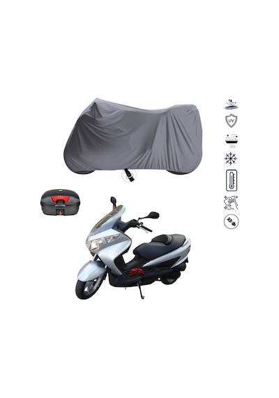 Suzuki Burgman Uh 200 ÇANTALI MOTOSİKLET BRANDA SU GEÇİRMEZ TOPCASE UYUMLU MOTOR BRANDA