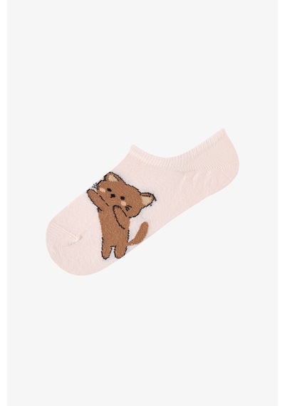 Penti Kahve Pembe Lovely Bear Pamuklu 3 Çift Sneaker Çorap Çok Renkli Penti Kahve Pembe Lovely Bear Pamuklu 3 Çift Sneaker Çorap Çok Renkli