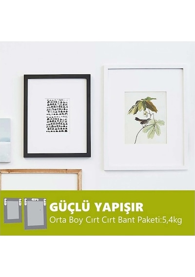 3M Command 17201-4PK Cırt Bant Orta Boy
