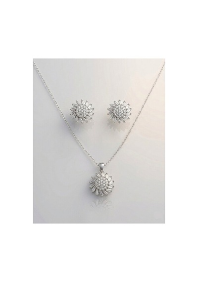 Premium Set Kolye Küpe Kopya Altın