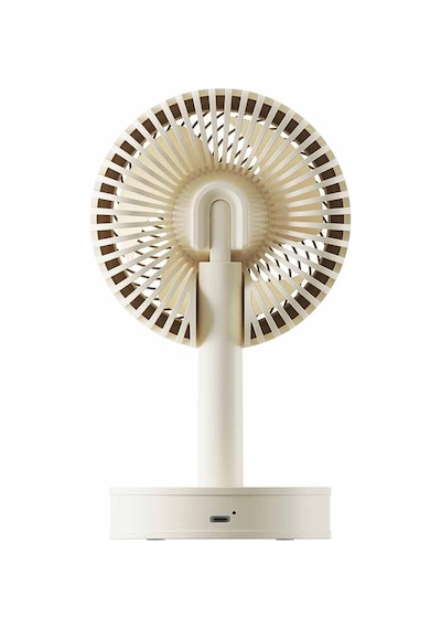 2 Adet Everest Efn14 Beyaz/krem 1200mah 3 Hız Kademeli Masaüstü Usb Fan