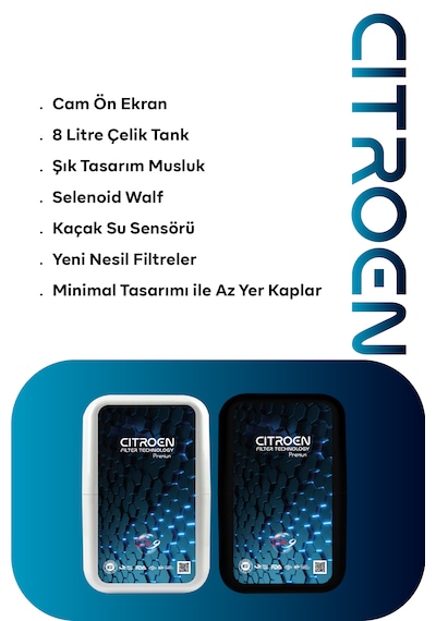 Ph9 Pompalı Su Arıtma Cihazı 6 Aşamalı Alkalili Yüksek Perform...