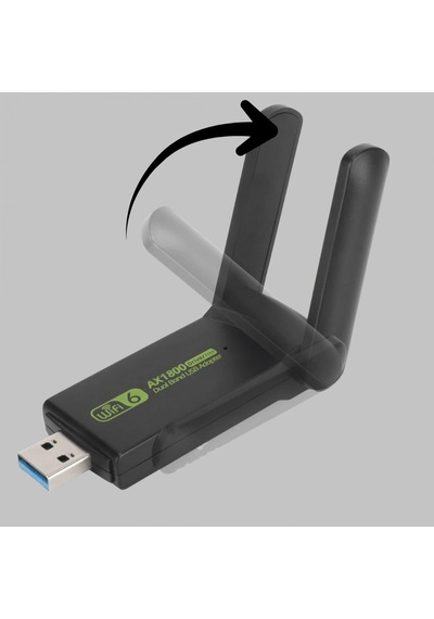 1200 Mbps Dual Band Usb Wifi Adaptör Çift Anten, Usb 3.0, 2.4 Ghz Ve 5.8 Ghz