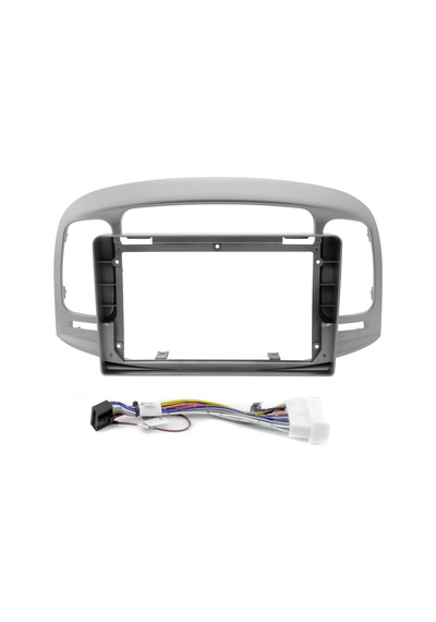 Govimaks Hyundai Era 2006-2012 Uyumlu 9" Gümüş Androıd Multimedya Çerçevesi - Soket