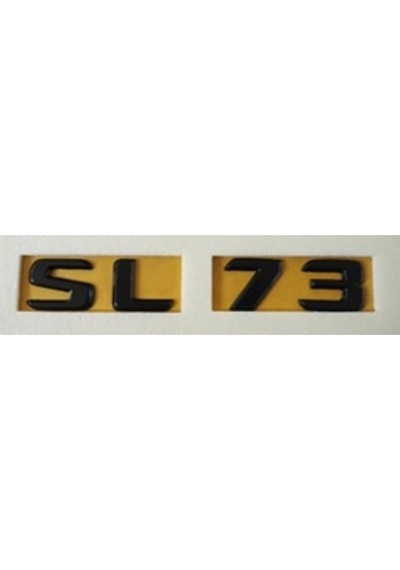 Mercedes Uyumlu Yazı Sl 73 Siyah