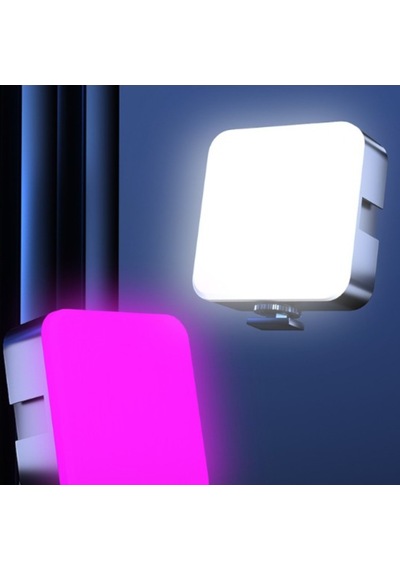 Rgb Led Panel - Hareketli Klipsli, Şarj Edilebilir Taşınabilir Işık, Canlı Yayın Ve Vlog İçin İdeal